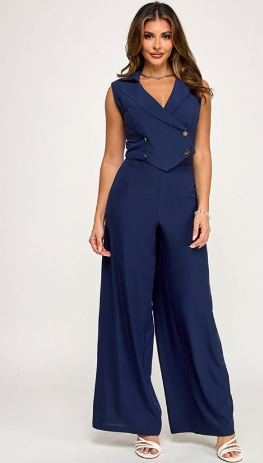 Set 2 piezas azul marino